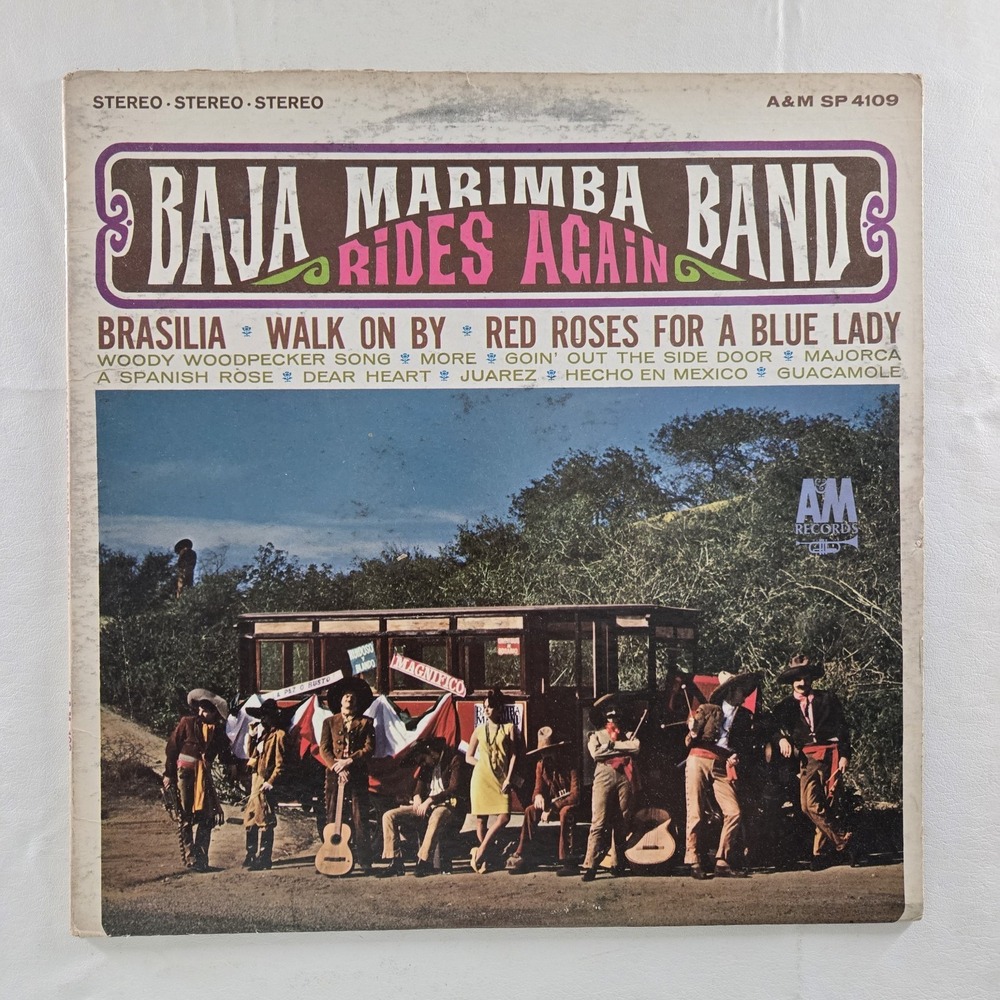 Baja Marimba Band – Rides Again Vinyl LP Record VG+ Tested SP-4109